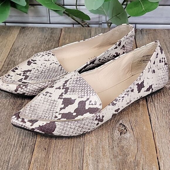 Madden girl Heather snakeskin print flats Size 7.5 - Picture 10 of 10